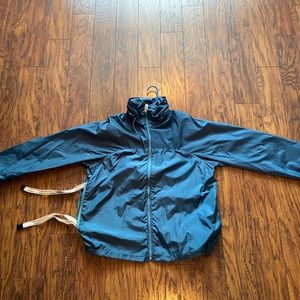 AMERICAN APPAREL WINDBREAKER W/ HOOD/FANNY PACK XL